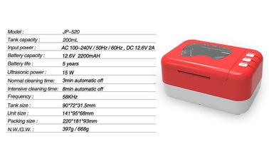 JP -520 پاک کننده اولتراسونیک گرم، گواهی CE CE تمیز کننده پروتز التراسونیک قابل اعتماد