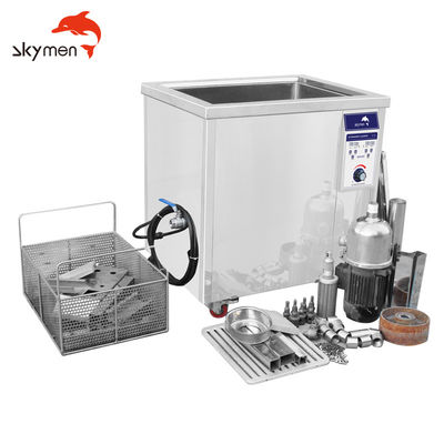 دستگاه تمیزکننده التراسونیک صنعتی Skymen 100L با توان 1800 وات و مخزن استیل ضد زنگ
