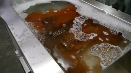 دستگاه تمیز کننده اولتراسونیک صنعتی Skymen 175L 2400W چین برای تمیز کردن قطعات بلوک موتور