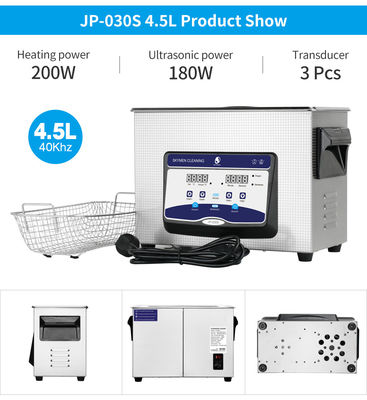 تمیز کننده اولتراسونیک Benchtop 40KHz 4.5L برای قطعات ماشین چمن زنی