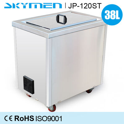 Skymen OEM JP-120ST 38L Large-Tank Industrial Ultrasonic Cleaner with Stainless Steel Tank for Automotive Industry