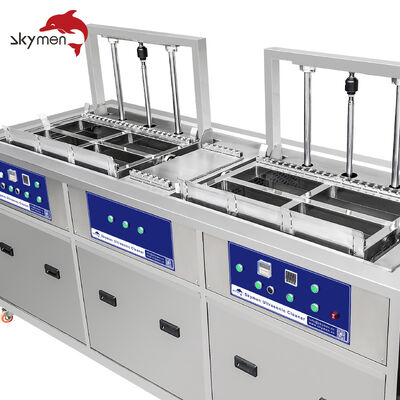 Dual Stage Ultrasonic Cleaning Machine with Roller for Efficient Industrial Cleaning