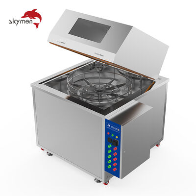 دستگاه تمیز کننده التراسونیک اسپری روتاری فشار بالا صنعتی برای چربی زدایی قطعات فلزی