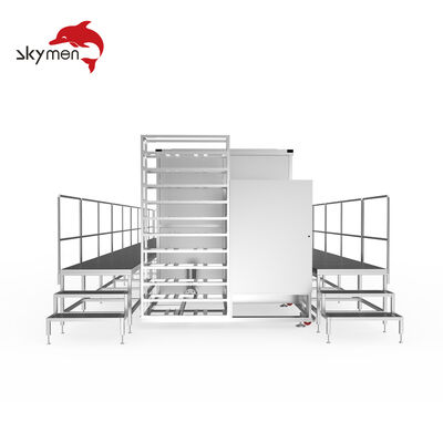 ماشین تمیز کردن فراصوتی با ظرفیت بزرگ برای مبادلات گرما صنعتی، بسته های لوله و اجزای سنگین