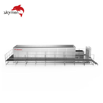 ماشین تمیز کردن فراصوتی با ظرفیت بزرگ برای مبادلات گرما صنعتی، بسته های لوله و اجزای سنگین