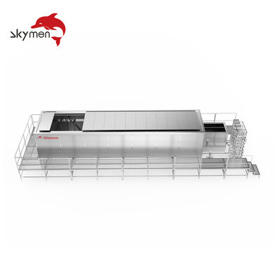 ماشین تمیز کردن فراصوتی با ظرفیت بزرگ برای مبادلات گرما صنعتی، بسته های لوله و اجزای سنگین