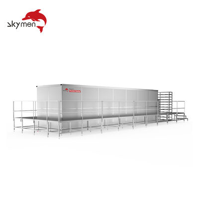 ماشین تمیز کردن فراصوتی با ظرفیت بزرگ برای مبادلات گرما صنعتی، بسته های لوله و اجزای سنگین