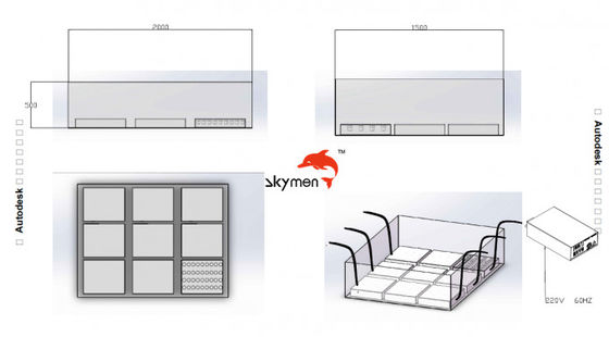 انتقال دهنده های فوق صوتی غوطه ور صفحه / جعبه