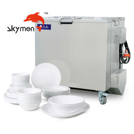مخزن خیساندن فولاد ضد زنگ با ضخامت 2 میلی متر 483L 6000W برای ظرفشویی