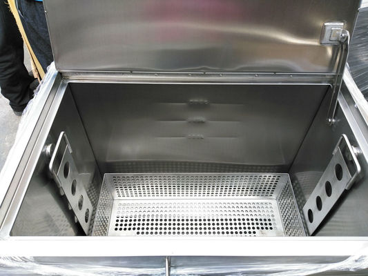 مخزن خیساندن فولاد ضد زنگ با ضخامت 2 میلی متر 483L 6000W برای ظرفشویی
