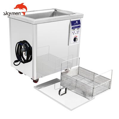 دستگاه چربی زدایی قطعات فلزی 80 لیتری تمیز کننده اولتراسونیک صنعتی سیلندر موتور
