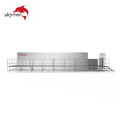 ماشین تمیز کردن فراصوتی با ظرفیت بزرگ برای مبادلات گرما صنعتی، بسته های لوله و اجزای سنگین