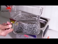 پاک کننده دیجیتال اولتراسونیک اسکایمن 6 لیتر/1.7 گالن برای تمیز کردن قطعات فلزی کوچک