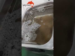 SUS304 180W دیجیتال پاک کننده اولتراسونیک رومیزی مخزن 1 میلی متری برای قطعات جواهرات