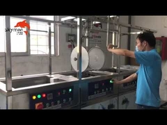 اسکایمن JTM-3024GH 77L 1200W Dpf سه مخزن صنعتی التراسونیک تمیز کننده حرکت افقی با لی