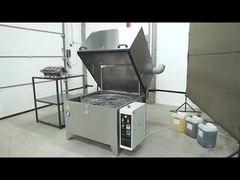 دستگاه تمیز کردن اسپری با سبد چرخشی برای تمیز کردن بلوک موتور