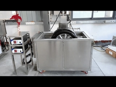 تمیز کردن چرخ های سنگین با پاک کننده چرخ های فوق صوتی اسکیمن. یک راه حل صنعتی.